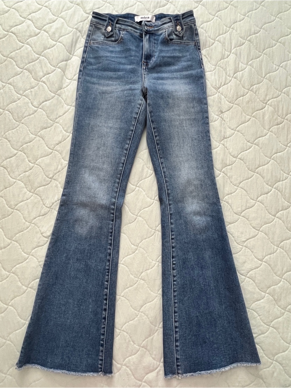 Mica Mid-Rise Flare Jeans